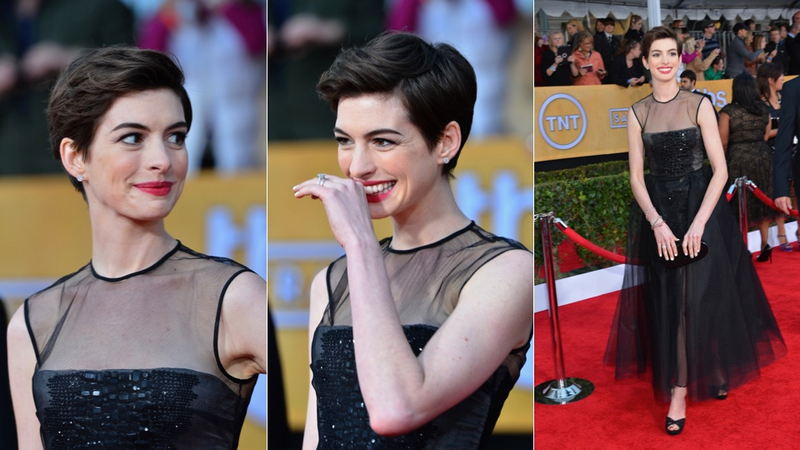 Illustration for article titled Classic Glamour and Fugly Failures at the SAG Awards